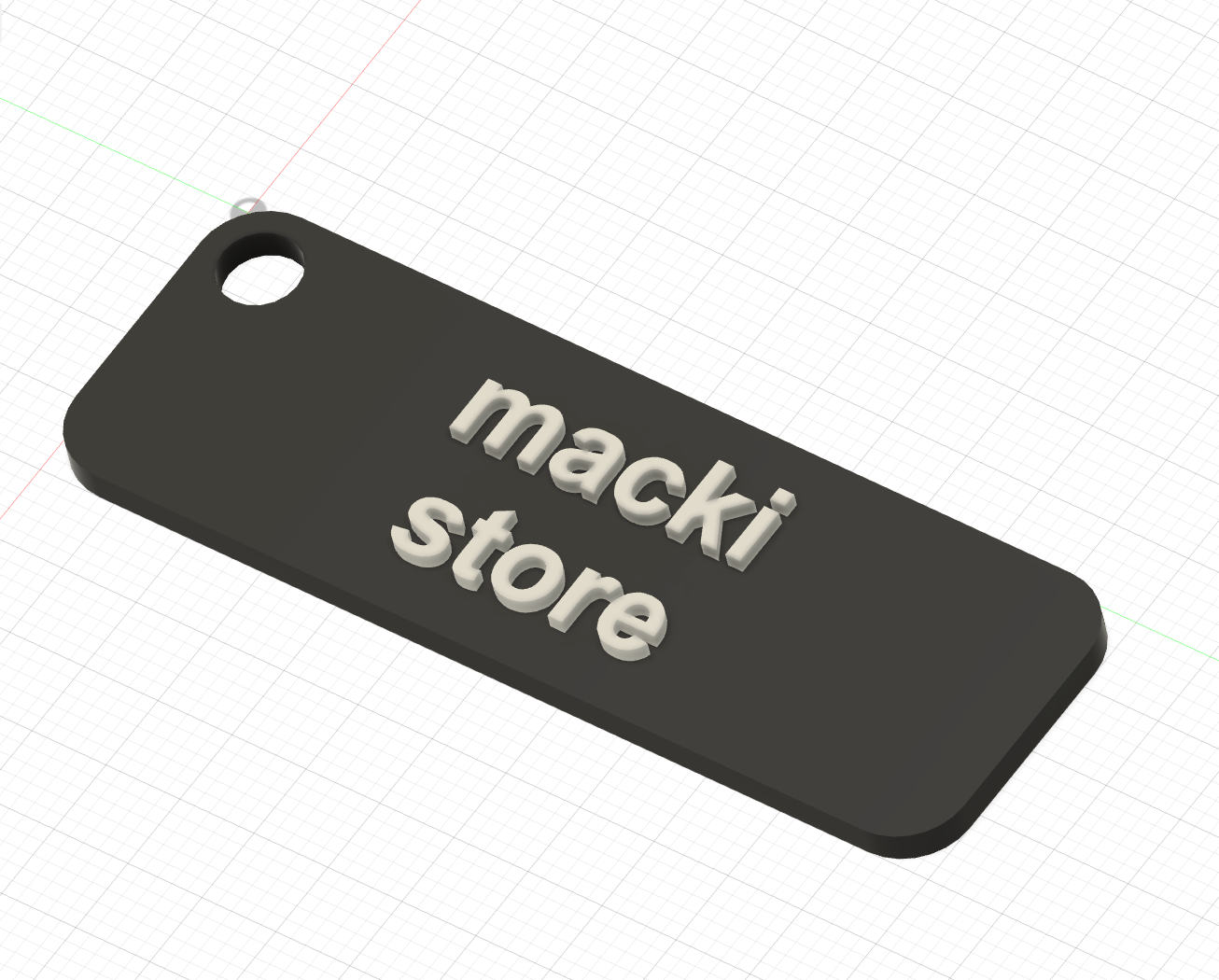 Brelok z numerem telefonu druk 3D personalizowany - identyfikator