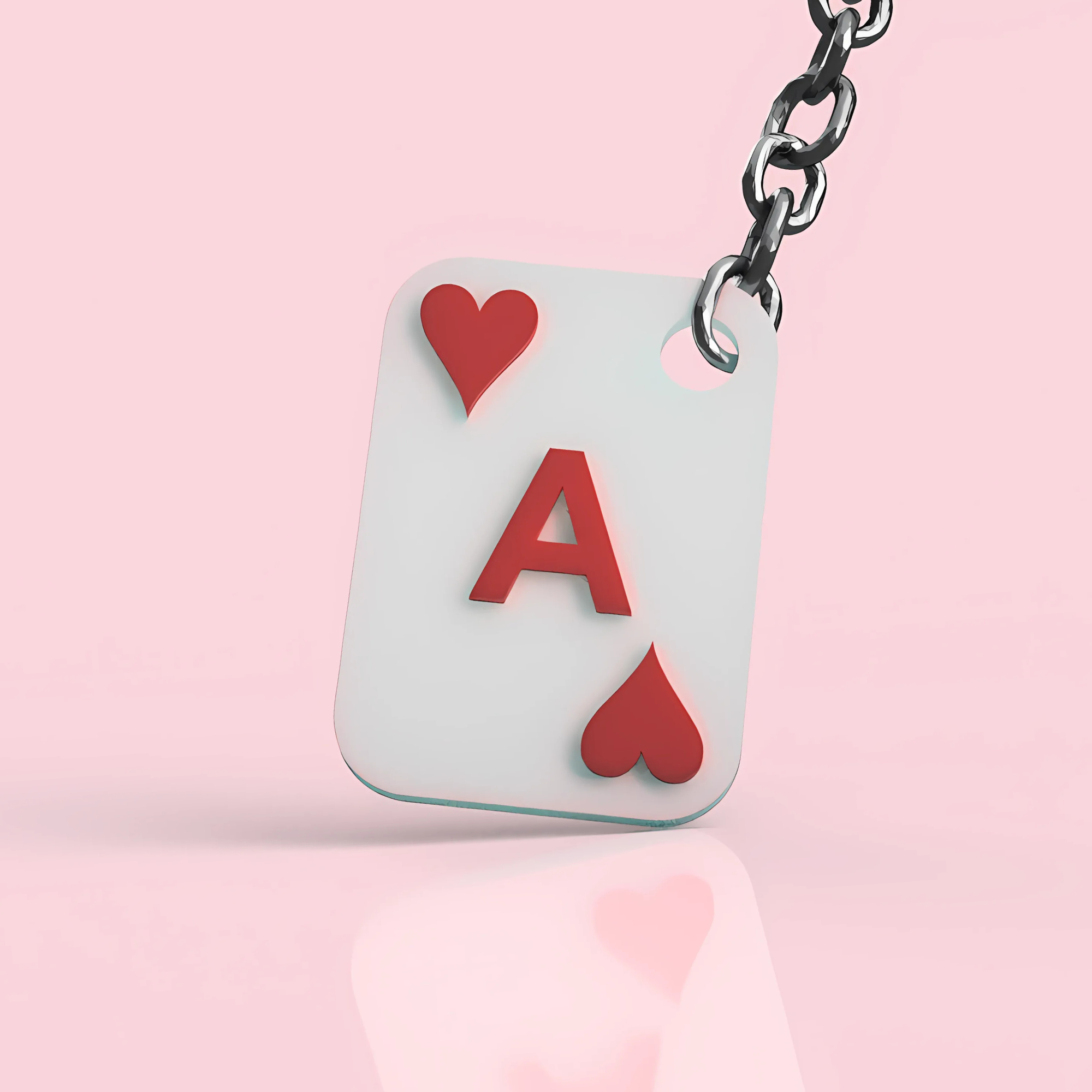 Brelok karta do gry personalizowany - prezent dla gracza poker brydż