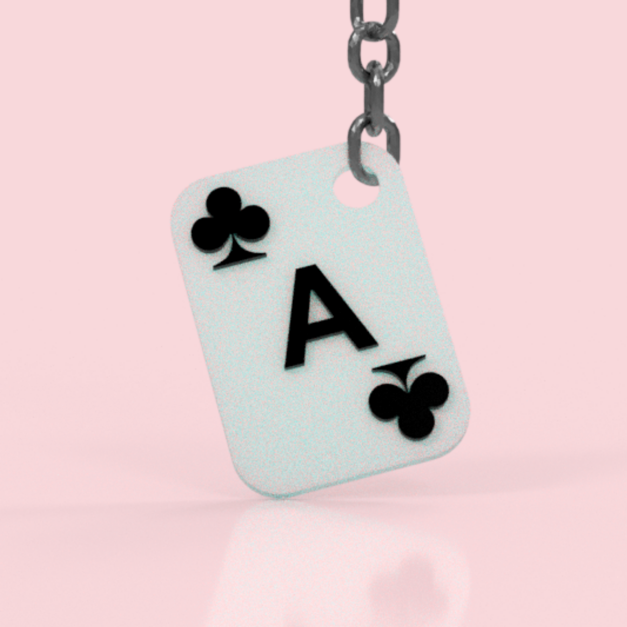 Brelok karta do gry personalizowany - prezent dla gracza poker brydż