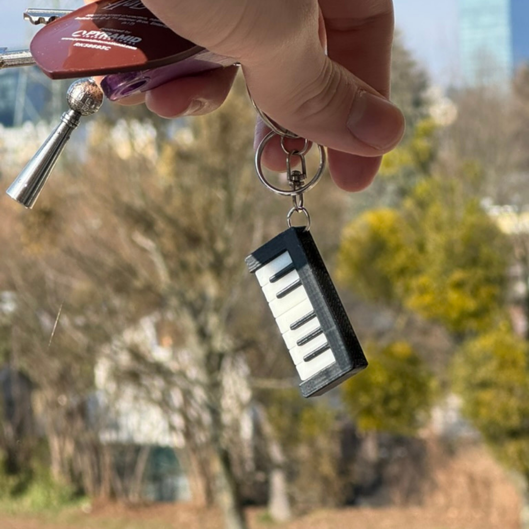 Brelok fortepian - klawiatura pianino