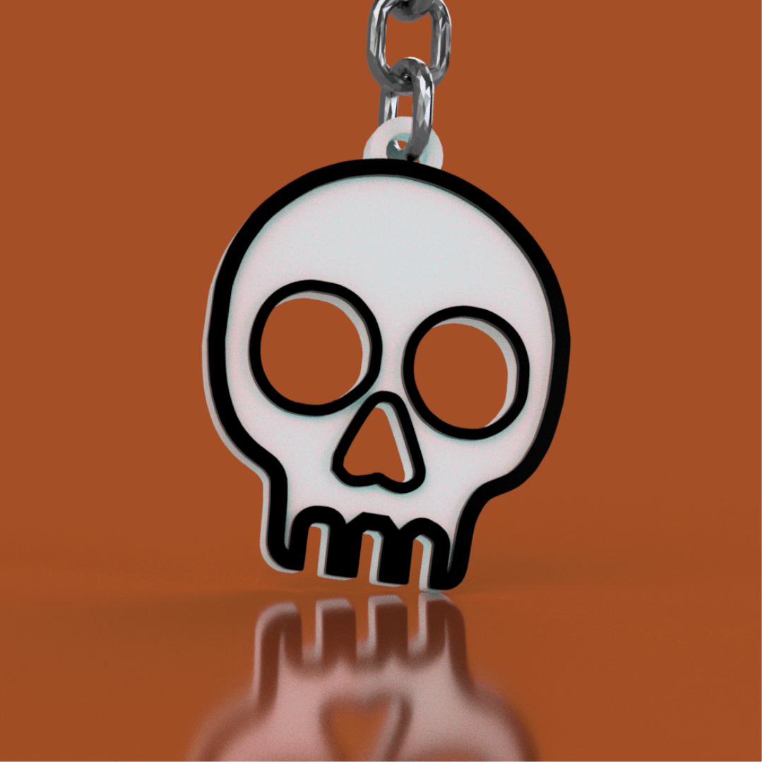 Brelok czaszka