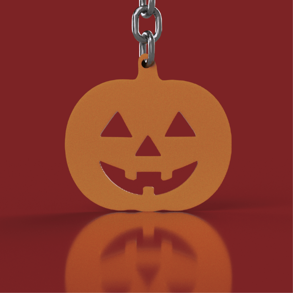 Dynia Jack-o-lantern - Brelok